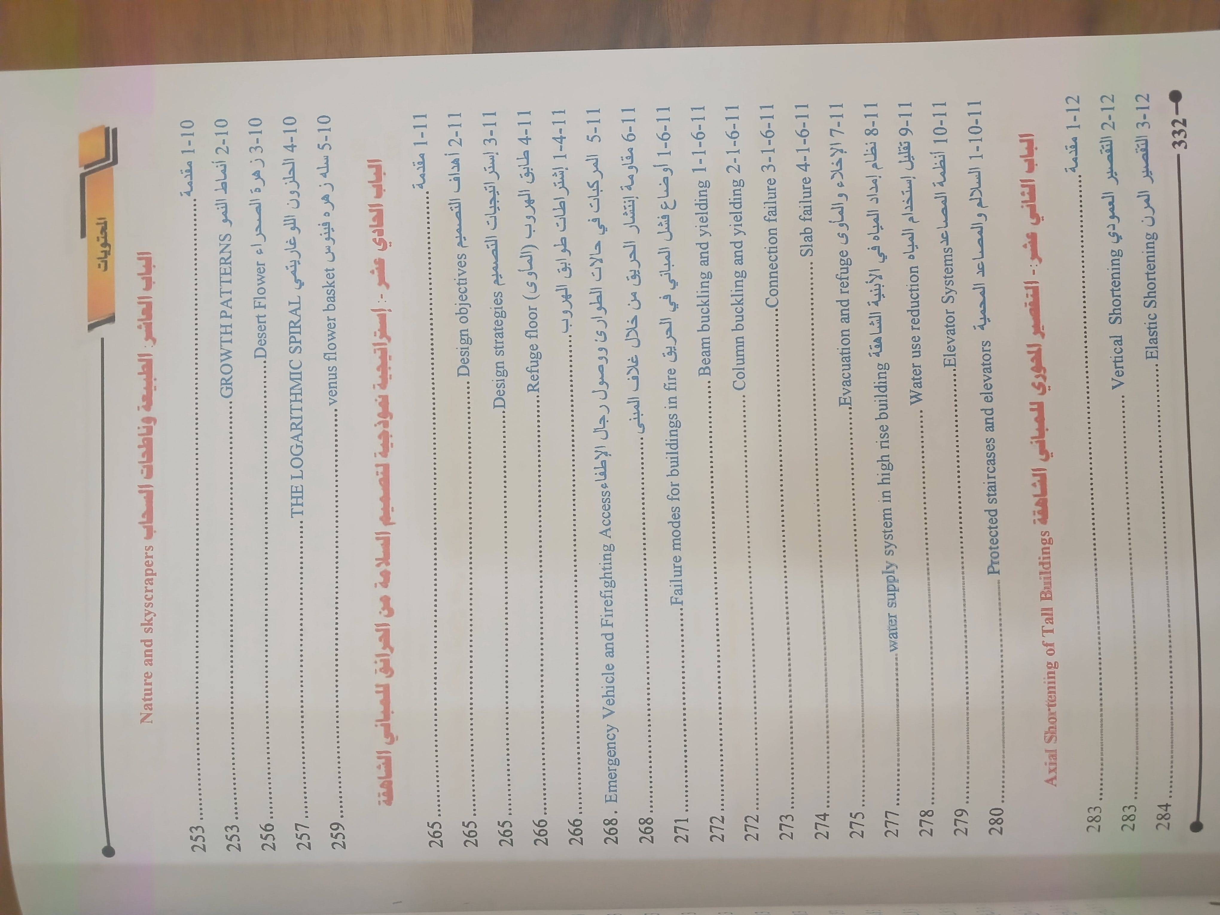                                         المبادئ الأساسية في تصميم وتنفيذ المباني العالية  