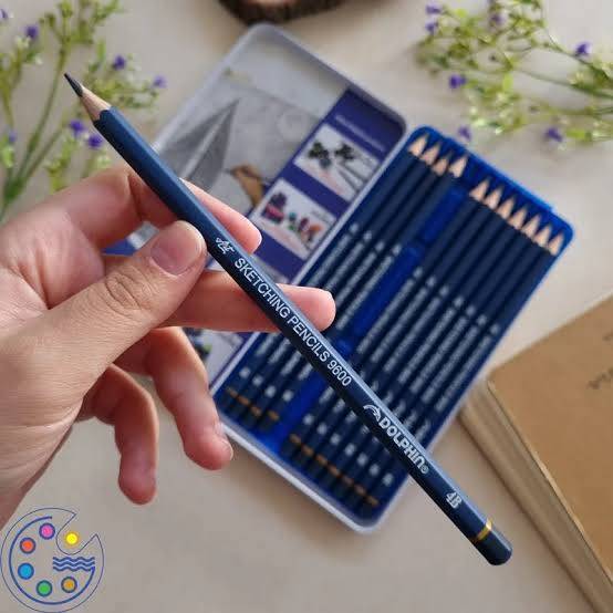 سێتی قەڵەمی سکێچی دۆلفین 