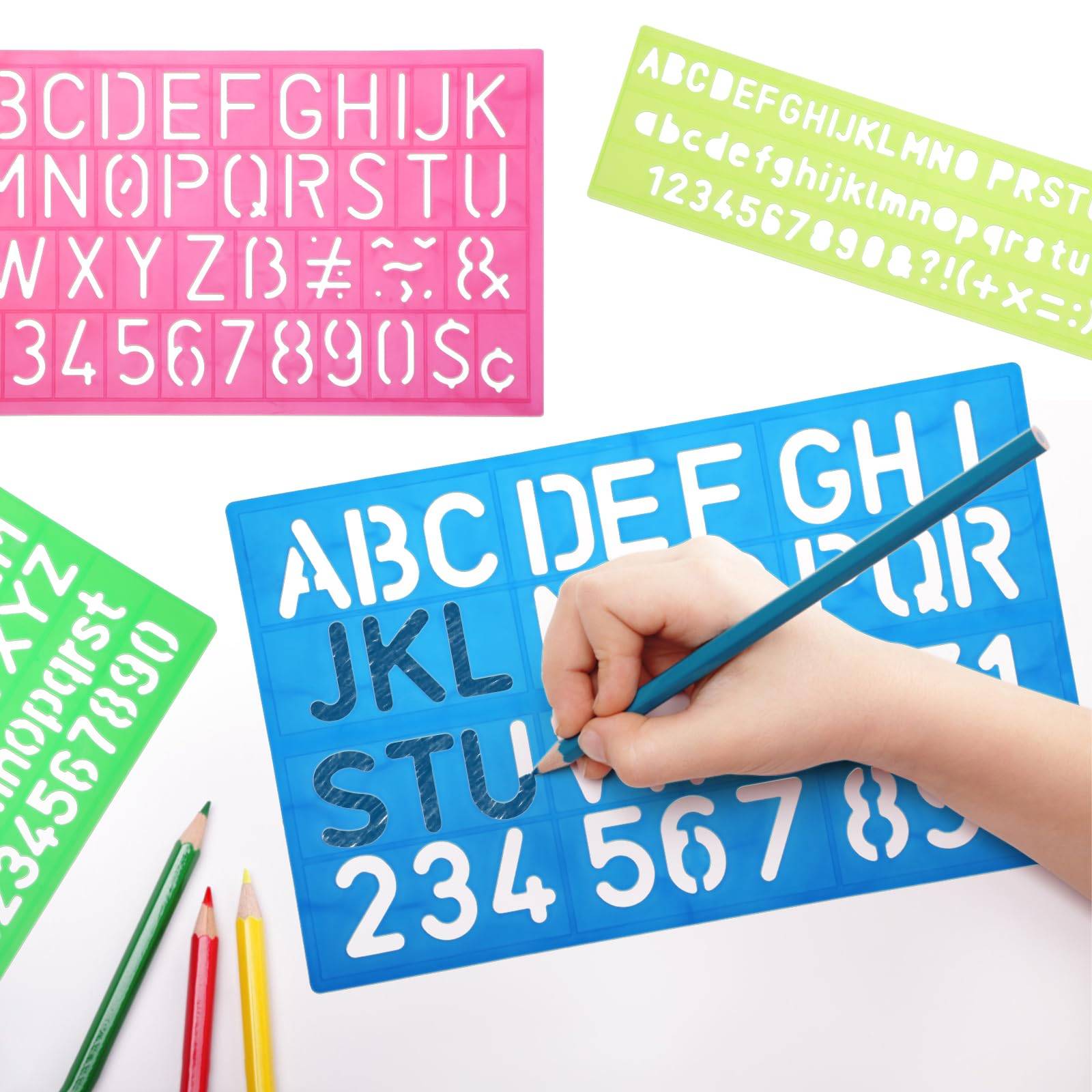 سێتی ڕاستەی ستانسیل ABC 